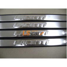 Накладки на пороги Chevrolet Lacetti